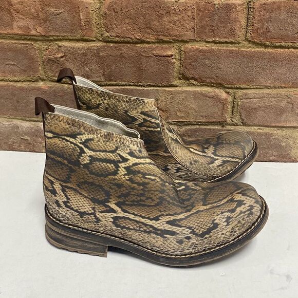Charleston Shoe Co Python Liberty Boot Size 10 - Picture 2 of 9